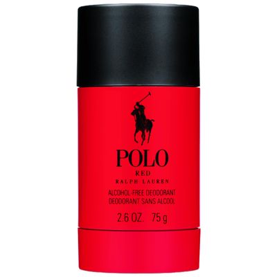 RALPH LAUREN FRAGRANCES Polo Red - Men&#39;s Deodorant - Woody Spicy - With Grapefruit, Saffron, and Redwood - Alcohol-Free, Long Lasting - 2.6 Oz