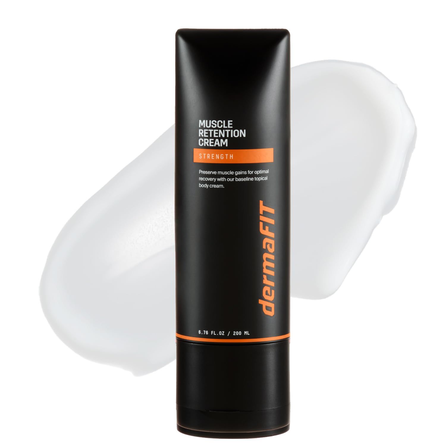 dermaFIT Strength Muscle Maintenance Body Cream - Post Workout Prevents Muscle Loss for Men Women, Muscle Retention Cream, 200ml, No Artificial Fragrance, M.A.X. Tech, Topical Analgesic for Muscle