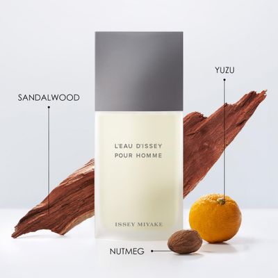 Issey Miyake L'Eau d'Issey Pour Homme Eau de Toilette - Fragrance for Men - Pure Fresh - With Notes of Yuzu, Nutmeg Sandalwood - 4.2 oz