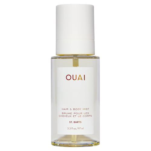 OUAI St. Barts Hair and Body Mist - Tropical-Scented Hair Perfume and Body Spray - Notes of Dragonfruit, Orange Blossom, Tuberose Musk (3.3 Fl Oz)
