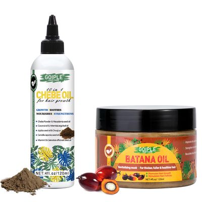 Raw Batana Oil for Hair Growth Bantana Natural Hair Growth Oil, Natural Chebe Hair Oil for Hair Growth Organic African Chebe Powder Oil Moisturizer for Scalp, Hair Growth Oil Set for All Hair Types