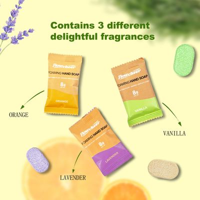 flowcheer Foaming Hand Soap Tablet Refills-12 pack Makes 96 fl oz (12 x 8 fl oz Bottles)-Variety Fragrance Refills Tablets for Using With Foaming Hand Soap Dispenser(Not Included) Only