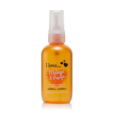 I Love Mango and Papaya Refreshing Body Spritzer - Body Mist Fragrance - Long Lasting Body Spray with Fruity Mango and Papaya Fragrance - 3.4 oz