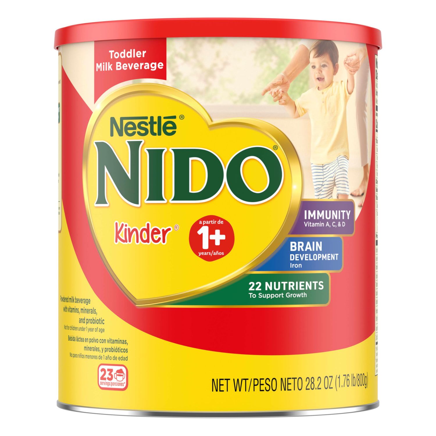 Nido NESTLE Kinder 1 Powdered Milk Beverage 1.76 lb. Canister