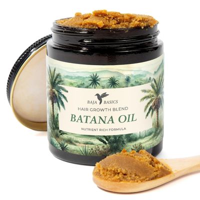 Batana Oil for Hair Growth - Argan Oil Chebe Hair Butter for Nourishing Revitalizing Hair - Chebe Oil - Thickening, Strengthening and Moisturizing for All Hair Types, for Men Women - 4 oz