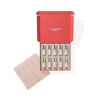 Dossier - Discovery Set 10 x 11ml0.37 fl. oz - Testing Sampler Fragrances - Diverse Fragrance Collection - Inspired by Luxury Scents - Long-Lasting - Trying Different Scents Before Purchasing