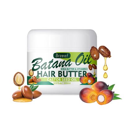 Brzeaf Natural Raw Batana Oil for Women Men Hair Growth, 3.5 Fluid Ounces - Hair Treatment Oils for All Hair Types, Moisturizing and Nourishing Hair Oil