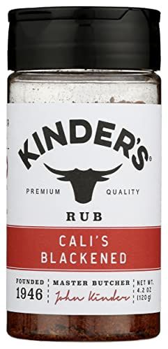 Kinder&#39;s Cali&#39;s Blackened Rub, Vegan, 4.2 Ounces (Pack Of 6)
