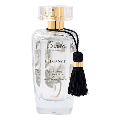 Lollia Elegance Eau de Parfum, 3.4 fl. oz. - White Amber Mirabelle - Beautifully Captivating Perfume, Womens Perfume, Eau de Parfum Spray for Women, Womens Fragrance