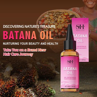SEVICH 100 Natural Batana Oil for Hair Nourishment Repair Damaged Tresses, Promote Hair Growth, Suitable for All Hair Types - 1.36 fl.oz