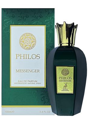 Maison Alhambra Philos Messenger for Unisex Eau de Parfum Spray, 3.4 Ounce 100 ml