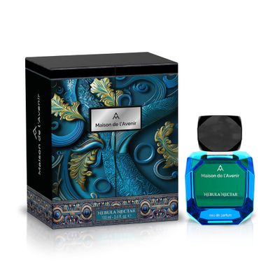 Maison de l&#39;Avenir Nebula Nectar - ELIXIR COLLECTION Aromatic Woody Fragrance Unisex Cologne Perfume Natural Essential Oils Eau de Parfum (48 Hours) Made in UAE 100ml 3.4 fl. oz.