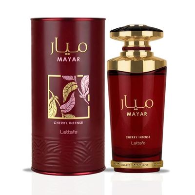 Lattafa Mayar Cherry Intense for Unisex Eau de Parfum Spray, 3.4 Ounce 100 ml