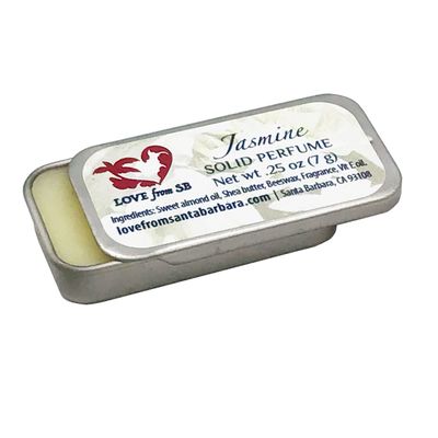 Compact Personal Solid Perfume Convenient, fits in your purse or travel bag Luxurious Artisan Spa Gift (Jasmine)
