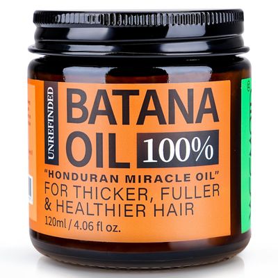 Batana Oil for Hair Growth, 100 Raw Authentic Dr Sebi Batana Hair Oil from Honduras, Wild Growth Hair Treatment Oil - Promotes Hair Growth and Thickness for Men Women, 4.06 fl oz