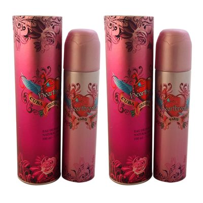 Champs Cuba Heartbreaker By Champs For Women Eau De Parfum Spray, 3.3-Ounce 100 Ml (Pack of 2)