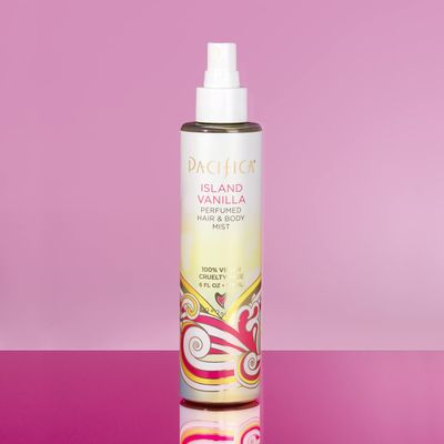 Pacifica Beauty, Island Vanilla All Natural Hair and Body Mist Spray, 100 Vegan, Cruelty Phthalate Paraben-Free, Clean Fragrance, 12 Fl Oz, Pack of 2