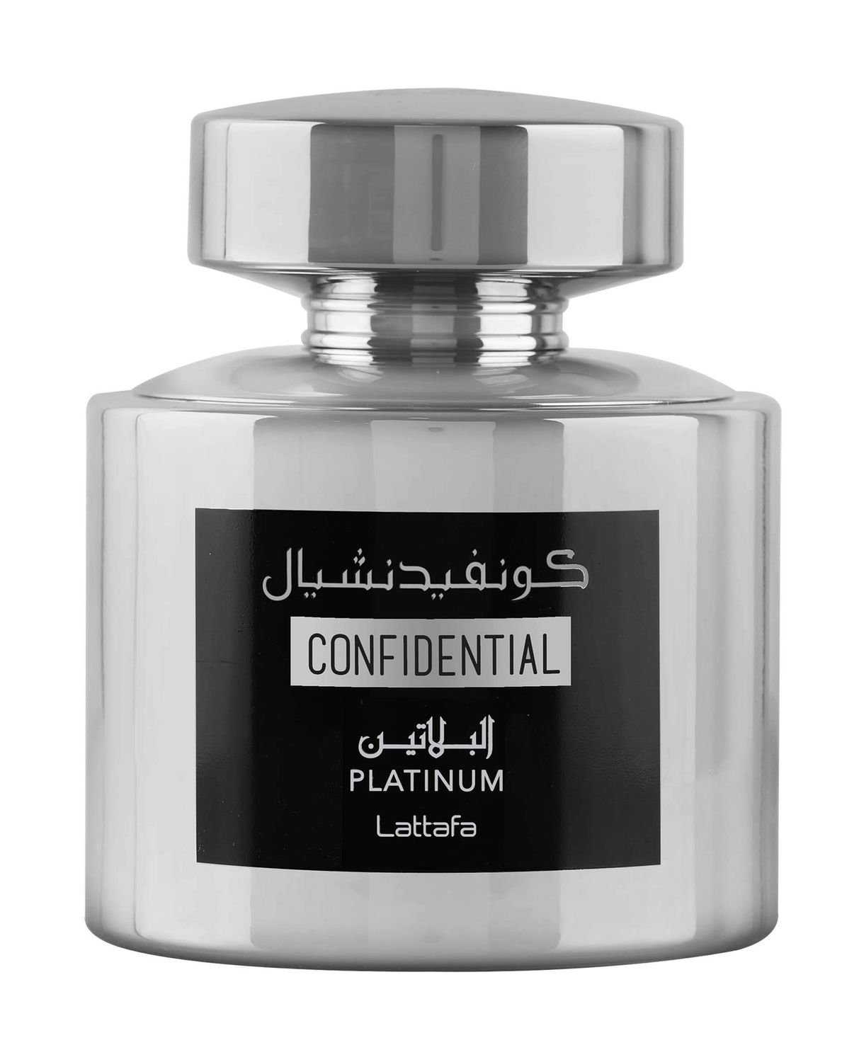 Lattafa Confidential Platinum Eau De Parfum Spray (Unisex) 3.4 oz