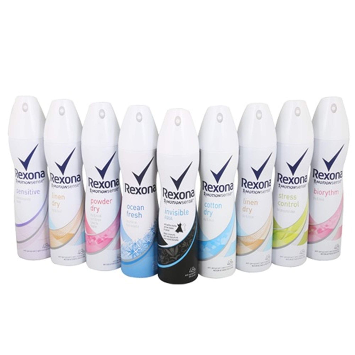 Rexona Body Spray (9X 200 ml6.67 oz, Mix within the available kinds)