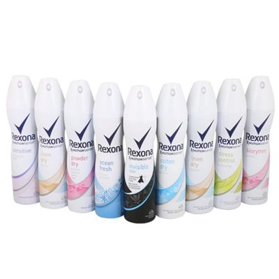 Rexona Body Spray (9X 200 ml6.67 oz, Mix within the available kinds)