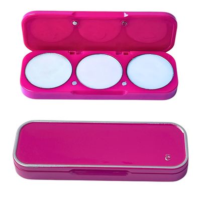 ma Fragrance Solid Perfume Discovery Set, 3 Solid Fragrance Pods Refillable Compact Case in Pink (Tonka Bean, Ylang Ylang, Raspberry) Vegan, Alcohol Free, travel-friendly