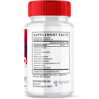 (3 Pack) Glucobio Capsules, Gluco Bio Advanced Glyco Support Formula Pills, Glucobio Extra Strength Supplement, Glucobio Natural Ingredients Glycogen Support, Gluco Bio Glycogen Reviews (180 Capsules)