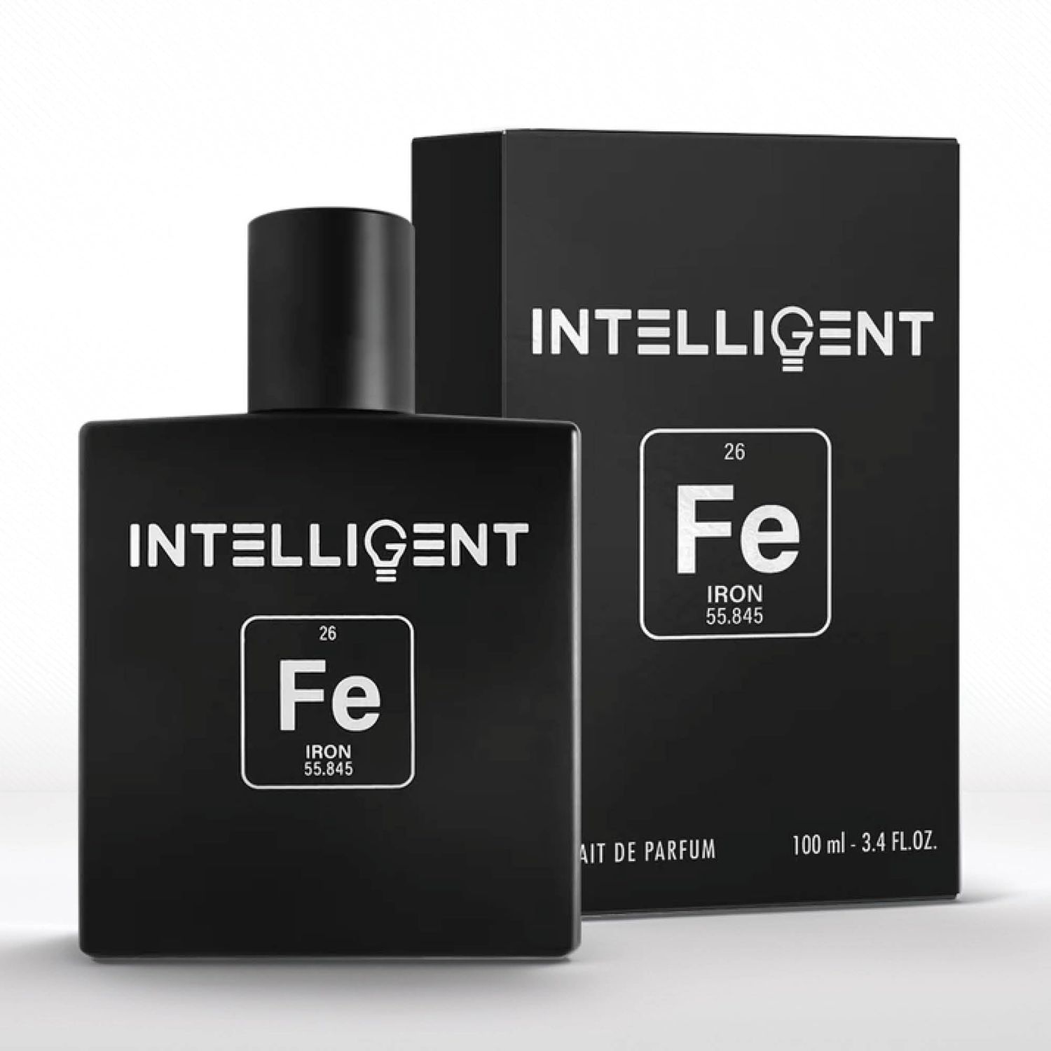 Intelligent Iron Magnetic, Masculine, and Timeless Extrait de Parfum for Men 3.4 Fl Oz (100 mL)