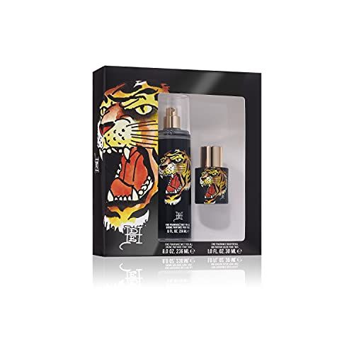 Ed Hardy Men Women&#39;s Fragrance Set by Ed Hardy, Eau De Parfum, Tiger Ink, 2 Piece Set