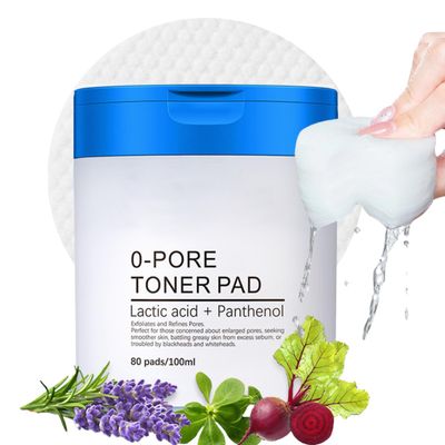 Zero Pore Pads Korean Skin Care - Facial Toner Pads for Exfoliation Care - Gentle Exfoliating Pad for Face With 4.5 AHA 0.45 BHA, Pore Minimizer (80 Piece)