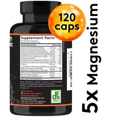 120 MCT Keto Electrolytes Pills 150 mg Magnesium Probiotics Co Q 10 Potassium Sodium Chloride Calcium Zinc D3 Vitamin Premium Grade Salt Supplement Designed for Low Carbs Keto Diets