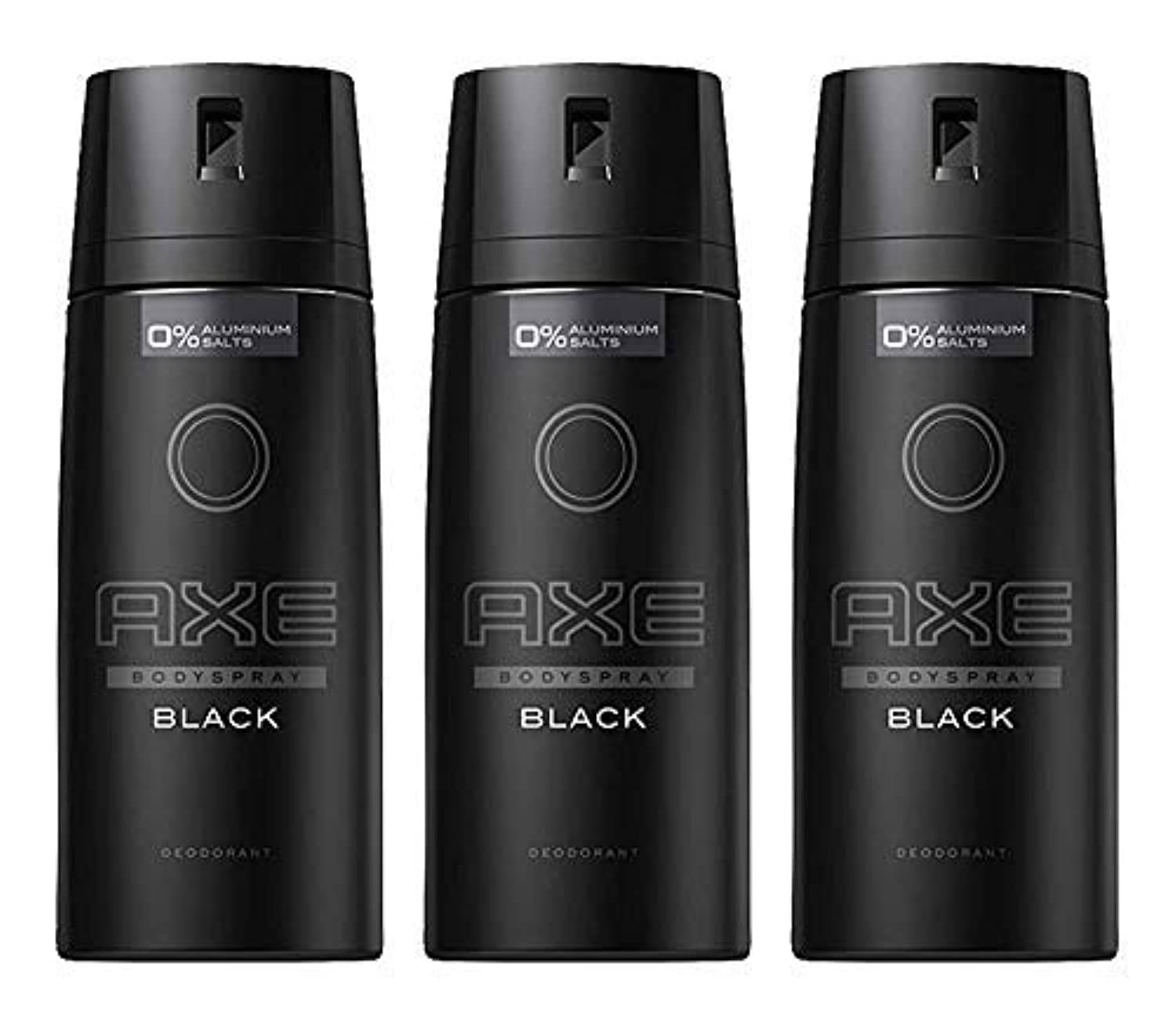 Axe Deodorant Body Spray Black Mens Fragrance 150ml5.07oz (3-Pack)