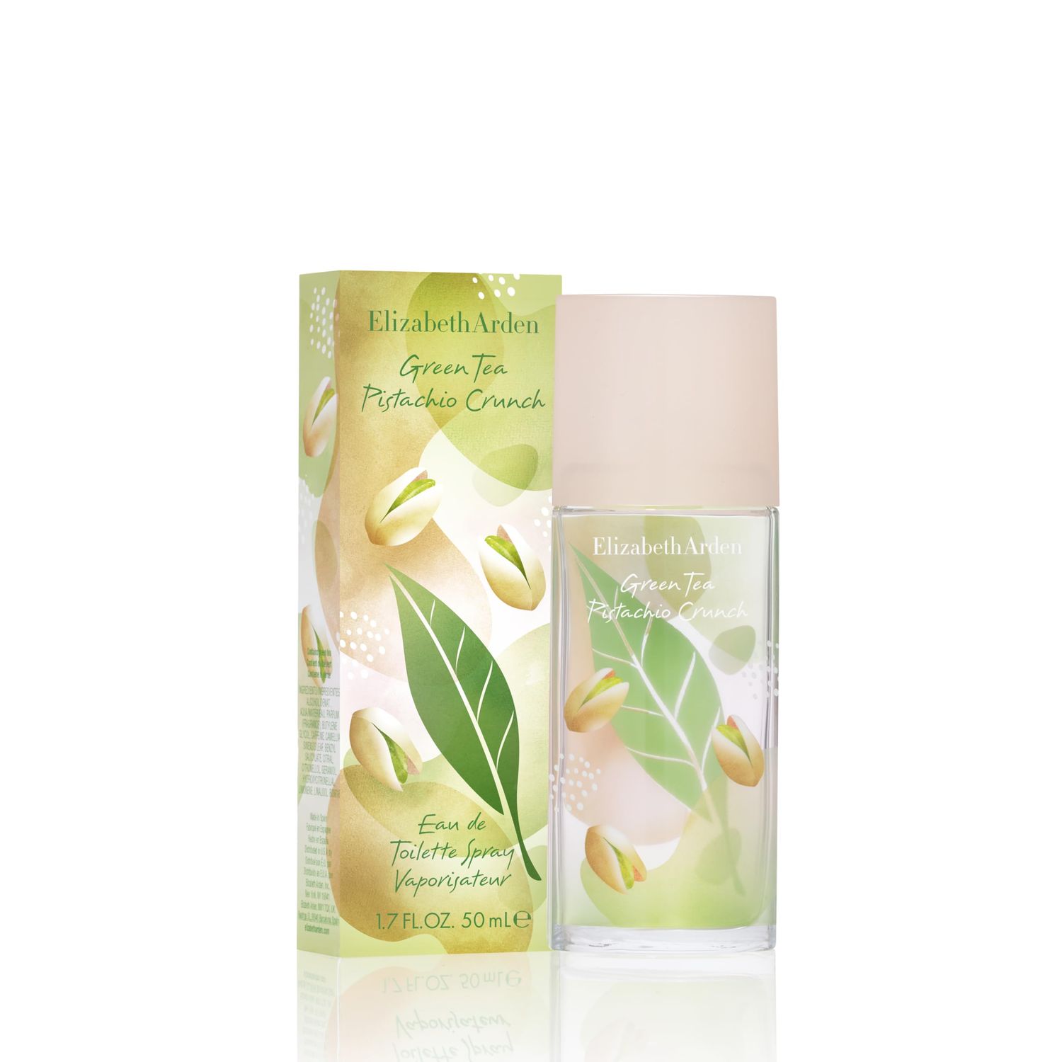 Elizabeth Arden Green Tea Pistachio Crunch Eau De Toilette, Women&#39;s Perfume with Notes of Pistachio, Green Tea Vanilla Bean - Citrus Gourmand, EDT Spray, 1.7 fl oz