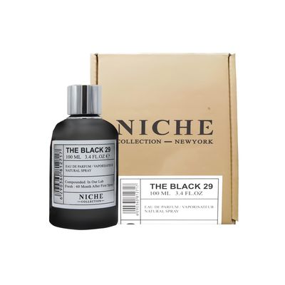 Maison d&#39;Orient THE BLACK 29 Niche Collection New York 100 ML (3.4 oz) EDP for Men and Women - Smoky Fig and Tobacco Perfume with Vetiver and Cedarwood - Long-Lasting Unisex Fragrance