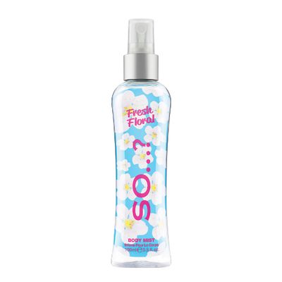 Fresh Floral Body Mist by So...? - Perfume for Women - Ideal Gifts for Women - Body Spray with Citrus, Green Notes and Freesia - 3.5 oz