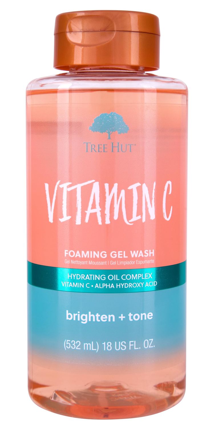 Tree Hut Vitamin C Nourishing Moisturizing Foaming Gel Wash, 18 oz.