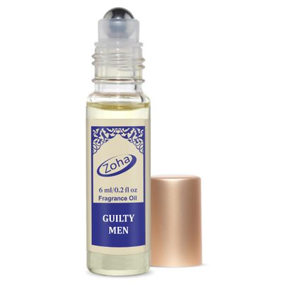 Zoha Guilty Men - Honey Oud Perfume for Men, Alcohol Free Perfume Oil Roll On and Fragrance Mist