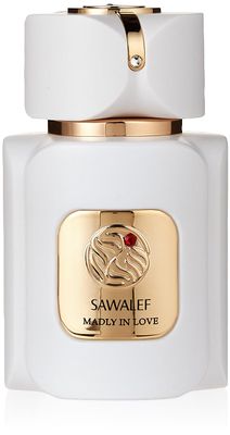 Sawalef Madly In Love - Luxurious Floral Body Spray for Women - Long-Lasting Body Mist with Litchi, Bergamot, Cedar, and Vanilla - 2.7 oz EDP Spray