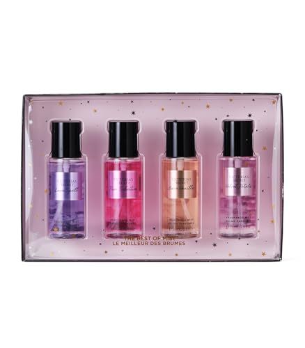 Victoria&#39;s Secret Fragrance Mist Collection 4 Piece Mini Gift Set, Assorted Scents