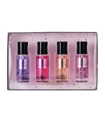 Victoria&#39;s Secret Fragrance Mist Collection 4 Piece Mini Gift Set, Assorted Scents