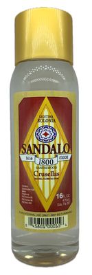Crusellas Legitima Kolonia 1800 Sandalo (Sandalwood) Splash Cologne 16 Fl. Oz.