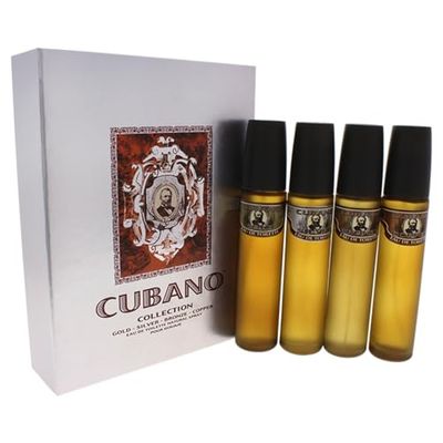 Cubano Variety By Cubano For Men. Set-4 Piece Variety With Cubano Gold, Silver, Bronze Copper - Each Eau De Toilette Spray 2 OZ