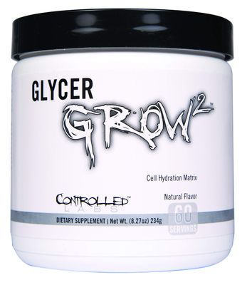 CONTROLLED LABS GlycerGrow 2, Increase Cell Volume and Vascularity, Helps Improve Endurance, Growth, and Recovery, Helps Maintain Workout Intensity, 60 Servings, Unflavored