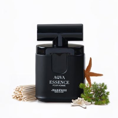Jean Rish Aqva Essence Eau De Toilette - Perfume for Men (3.4 Fl Oz 100ml) with Aromatic, Woody Sea Notes - Long Lasting and Luxury Fragrance