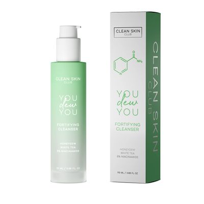 Clean Skin Club Acne Wash Facial Cleanser 5 Niacinamide Honeydew White Tea Fragrance Cruelty Free Vegan Lightweight Oil Free Safe Ingredients Dry Sensitive Skin All Skin Types