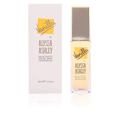 ALYSSA ASHLEY Vanilla - Perfumes for Women and Cologne for Men - Vanilla Fragrance with White Flowers and White Rose Petals - 3.4 oz EDT Spray