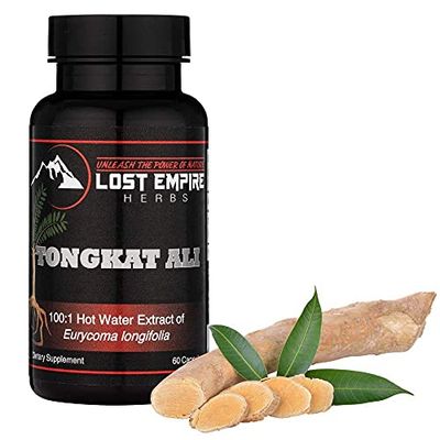 Tongkat Ali (Eurycoma longifolia) Capsules - 1001 Water Soluble Extract for Men Lost Empire Herbs