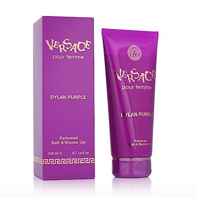 Versace Dylan Purple Perfumed Bath Shower Gel for Women, 6.7 Ounce 200 ml