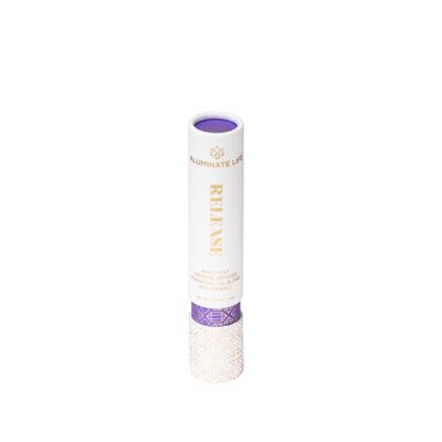 Aluminate Life Essential Oil Rollerballs, .34 OZ, Release - Amethyst Crystal Infused - Scent of Lavender, Bergamot, Frankincense - Aromatherapy Roll On Oils, Skin Care, Massage