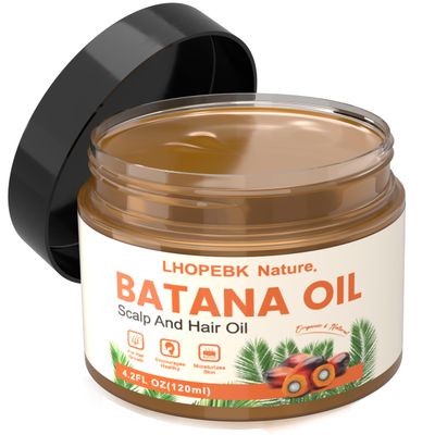 Batana Oil for Hair Growth 4.2 OZ Raw Batana Oil for Hair Growth Prevent Hair Loss Moisturize Scalp for Men Women