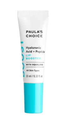 Paula&#39;s Choice BOOST Hyaluronic Acid Peptide Lip Booster, Hydrating Treatment for Lip Volume, Loss of Firmness Fine Lines, with Squalane, Fragrance-free Paraben-free, 0.33 Fluid Ounces